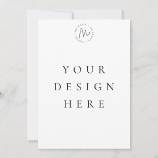 5x7 Custom Invitation