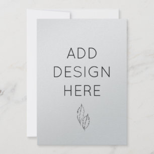 5x7" Custom modern invitation cards
