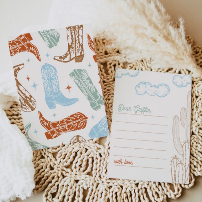 5x7 Editable Cowboy Notecards (Creator Uploaded)