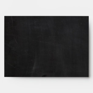 5x7 Envelope Chalkboard Outside White Inside