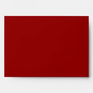 5x7 Envelope Crimson Red Outside Black Inside