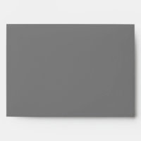 5x7 Envelope Grey Grey Outside Yellow Inside