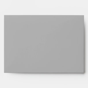 5x7 Envelope Grey Silver Outside Red Inside