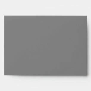 5x7 Envelope Grey Silver Outside Teal Turqu Inside