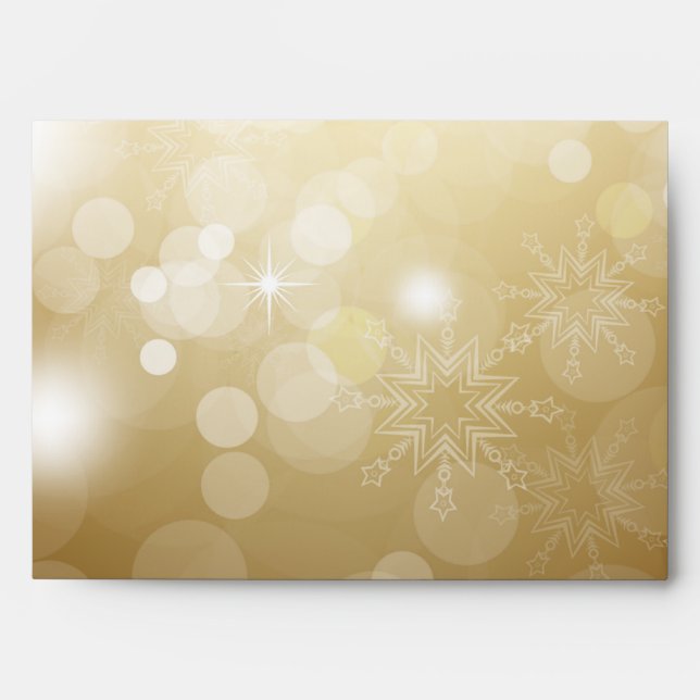 5x7  Envelope Option 1 Christmas Copper Blur (Front)