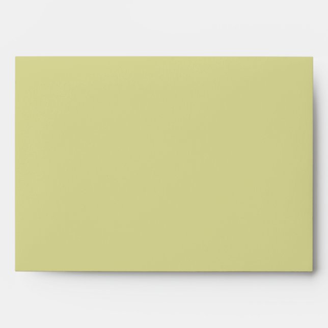 5x7  Envelope Option 1 Martini Olives Green Stripe (Front)