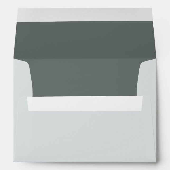 5x7  Envelope Option 1 Soft Blue Islamic Ramadan B (Back (Bottom))