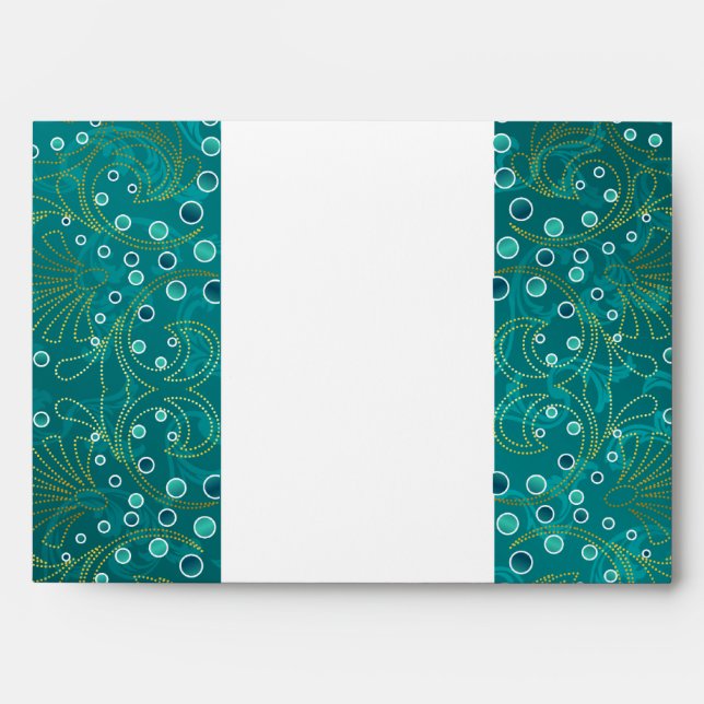 5x7  Envelope Option 2 Arabian Teal (Front)
