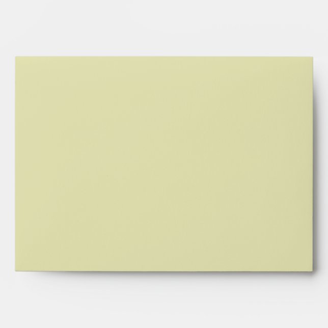 5x7  Envelope Option 2 Green Pear Fruit Stripes (Front)