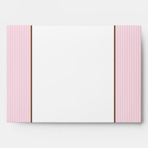 5x7 Envelope Option 3 Birdcage/Pink Stripes cage