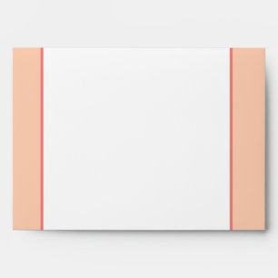 5x7 Envelope Option 3 Brown Rose on Pink Floral
