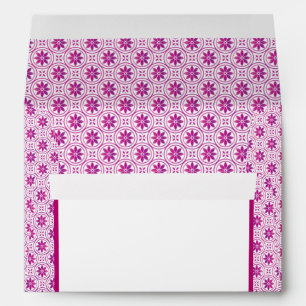 5x7 Envelope Option 3 Magenta Purple Formal Flowe