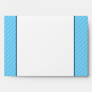 5x7 Envelope Option 4 Birdcage/Blue Stripes cage