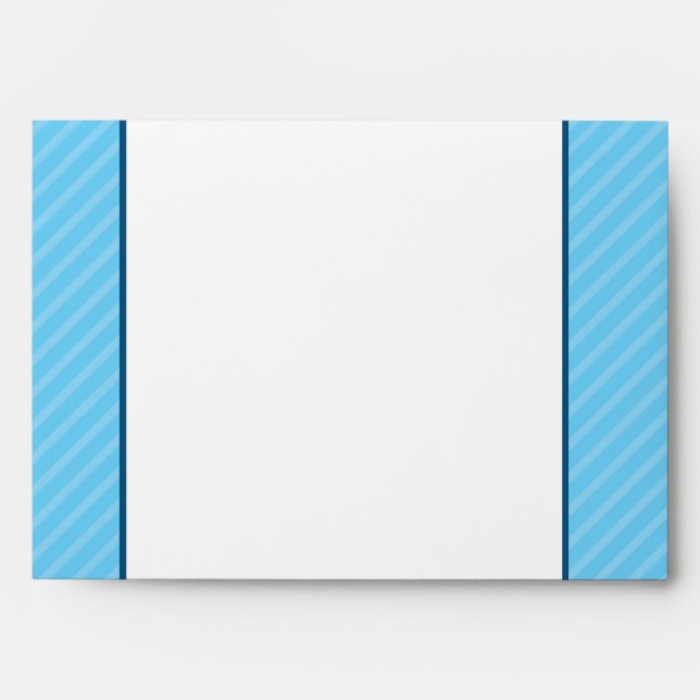 5x7  Envelope Option 4 Birdcage/Blue Stripes cage (Front)