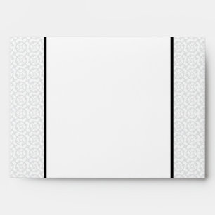 5x7  Envelope Option 4 Grey Red Formal Print