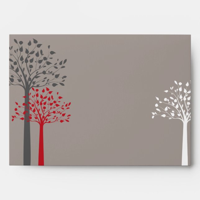 5x7  Envelope Option 4 Winter Grey/Red Tree (Front)