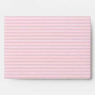 5x7 Envelope Option 5 Birdcage/Pink Stripes cage