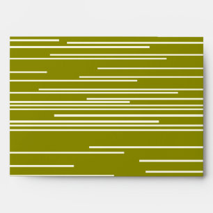 5x7 Envelope Option 5 Green Pear Fruit Stripes