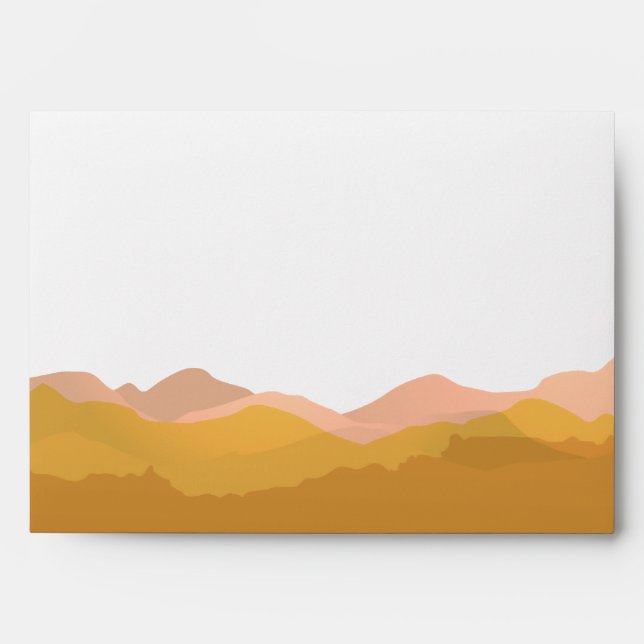 5x7  Envelope Option 5 Warm Sunset (Front)