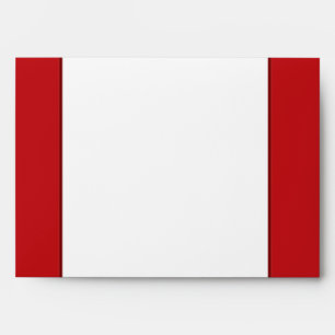 5x7 Envelope Option 5 White Tree Red Black Stripe