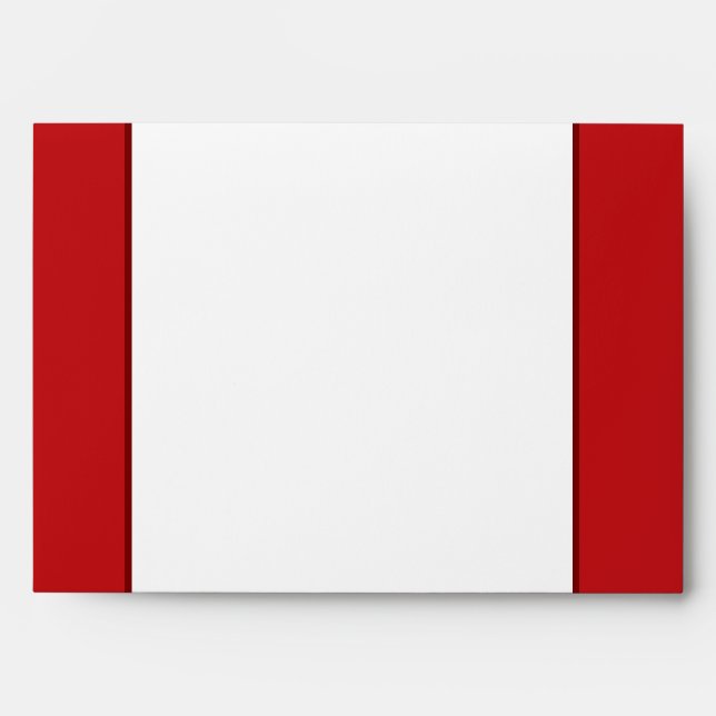 5x7  Envelope Option 5 White Tree Red Black Stripe (Front)
