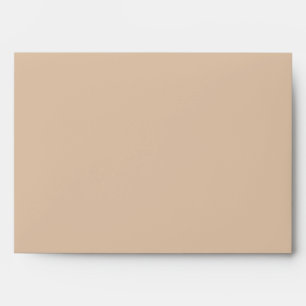 5x7 Envelope Tan Brown Outside Dark Brown Inside