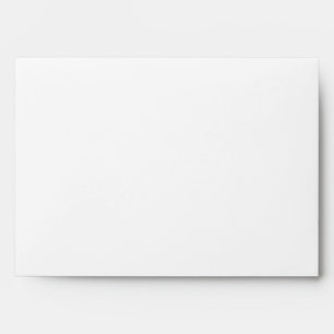 5x7 Envelope White Outside Crimson Inside