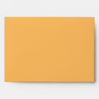 5x7 Envelope Yellow Outside Dark Brown Inside