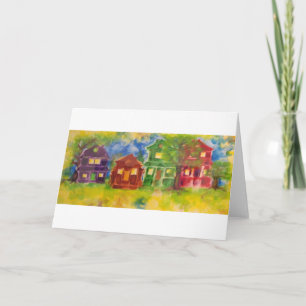 5x7 Greeting Card - Facets - by Lucie Bergeron