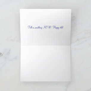 5x7 greeting card. Happy 4th. rat/uncle sam Thank You Card