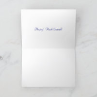 5x7 greeting card. Happy Passover. loris/monkey/