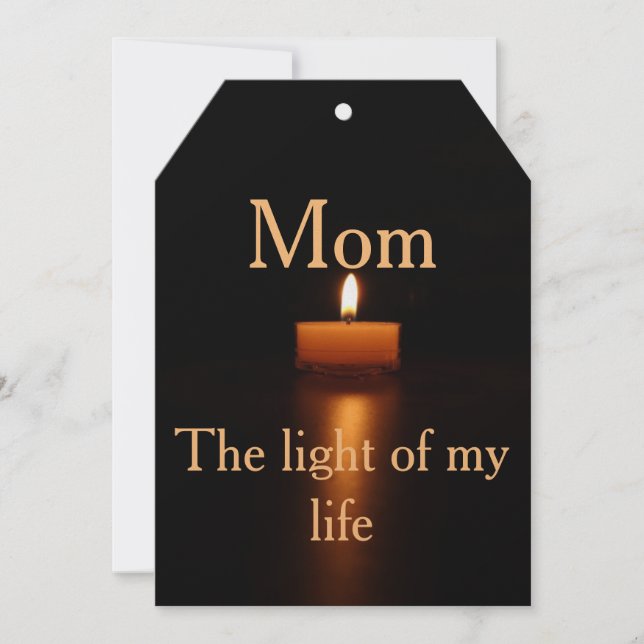 5x7 Invitation Bracket for your mother (Front)