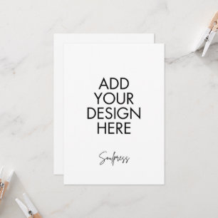 5x7" Invitation Card Custom Print