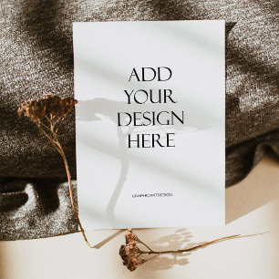 5x7" Invitation Card without Back Design Printing