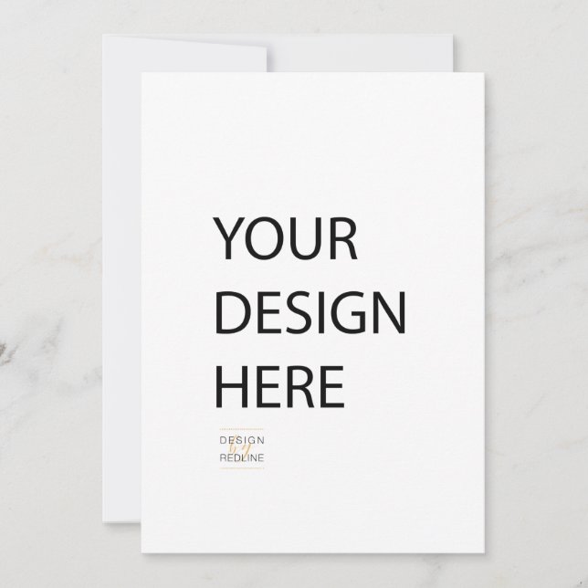 5x7 invitation custom front back print (Front)