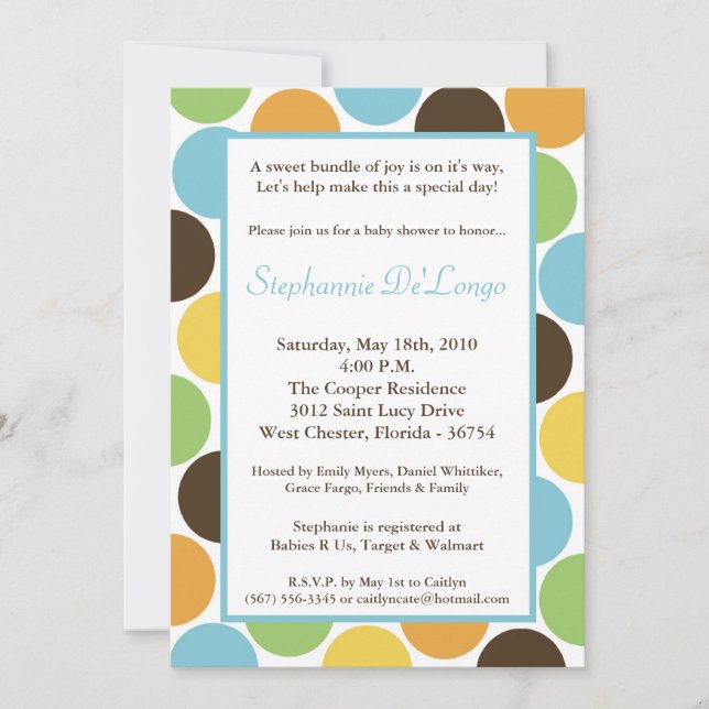 5x7 King of Jungle Safari Baby Shower Invitation (Front)