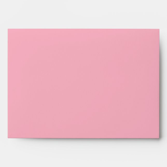 5x7 Light Pink Outside Black Inside Envelope (Front)