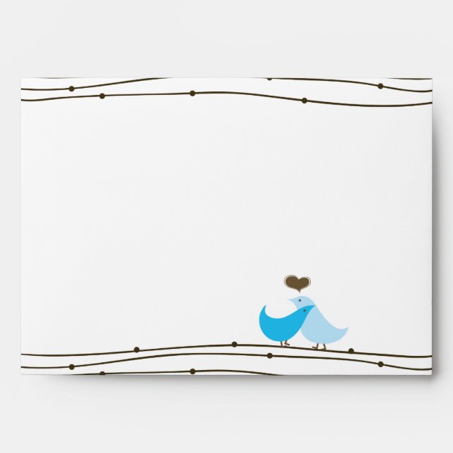 5x7 Love Birds Four Envelope (Front)