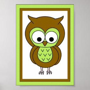 5X7 Owl Wall Art
