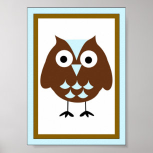 5X7 Owl Wall Art