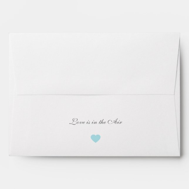 5x7 Personalised Envelopes Valentine's Day | Love (Back (Top Flap))