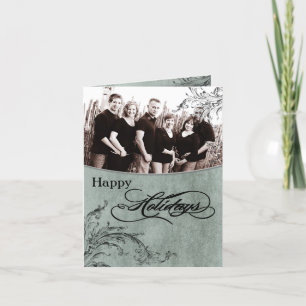 5x7 Personalised FOLDING PHOTO Christmas Card