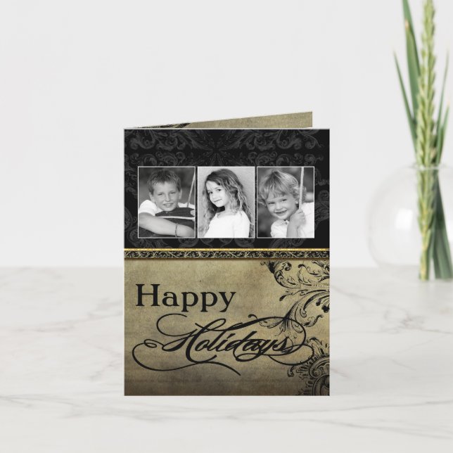 5x7 Personalised FOLDING PHOTO Christmas Card (Front)