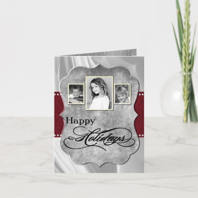 5x7 Personalised FOLDING PHOTO Christmas Card (Front)