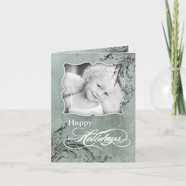 5x7 Personalised FOLDING PHOTO Christmas Card (Front)