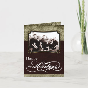 5x7 Personalised FOLDING PHOTO Christmas Card