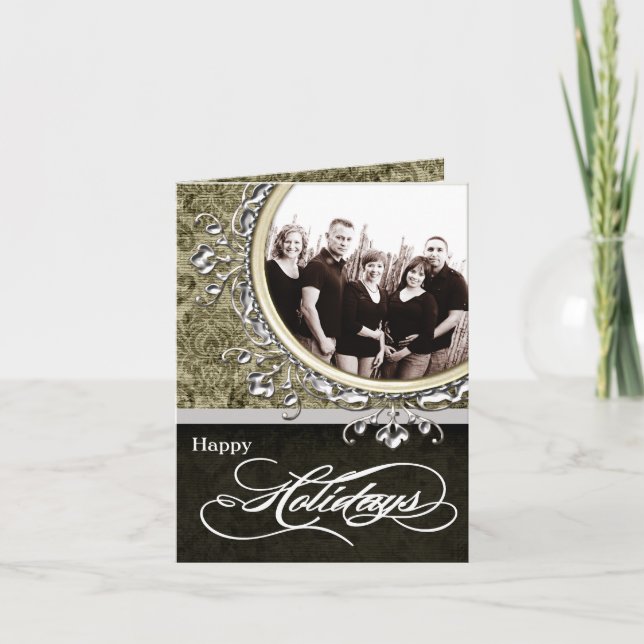 5x7 Personalised FOLDING PHOTO Christmas Card (Front)