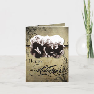 5x7 Personalised FOLDING PHOTO Christmas Card