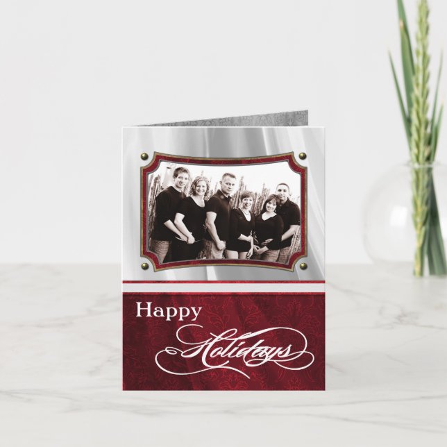 5x7 Personalised FOLDING PHOTO Christmas Card (Front)