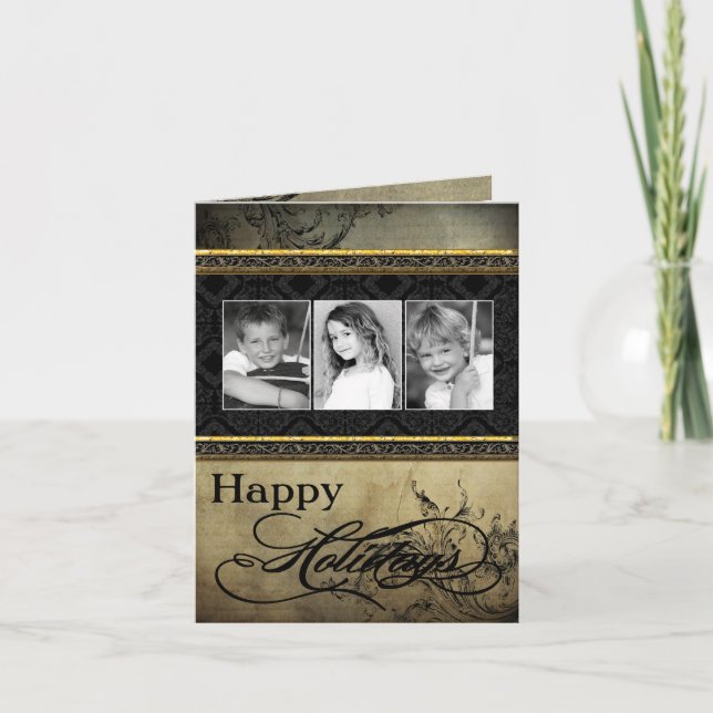 5x7 Personalised FOLDING PHOTO Christmas Card (Front)
